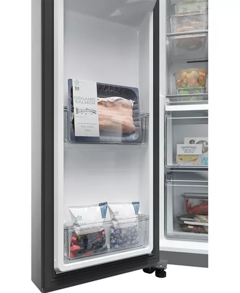 Haier SBS 90 Series 5 American Fridge Freezer | 176cm (H) | Platinum Inox Redmond Electric Gorey