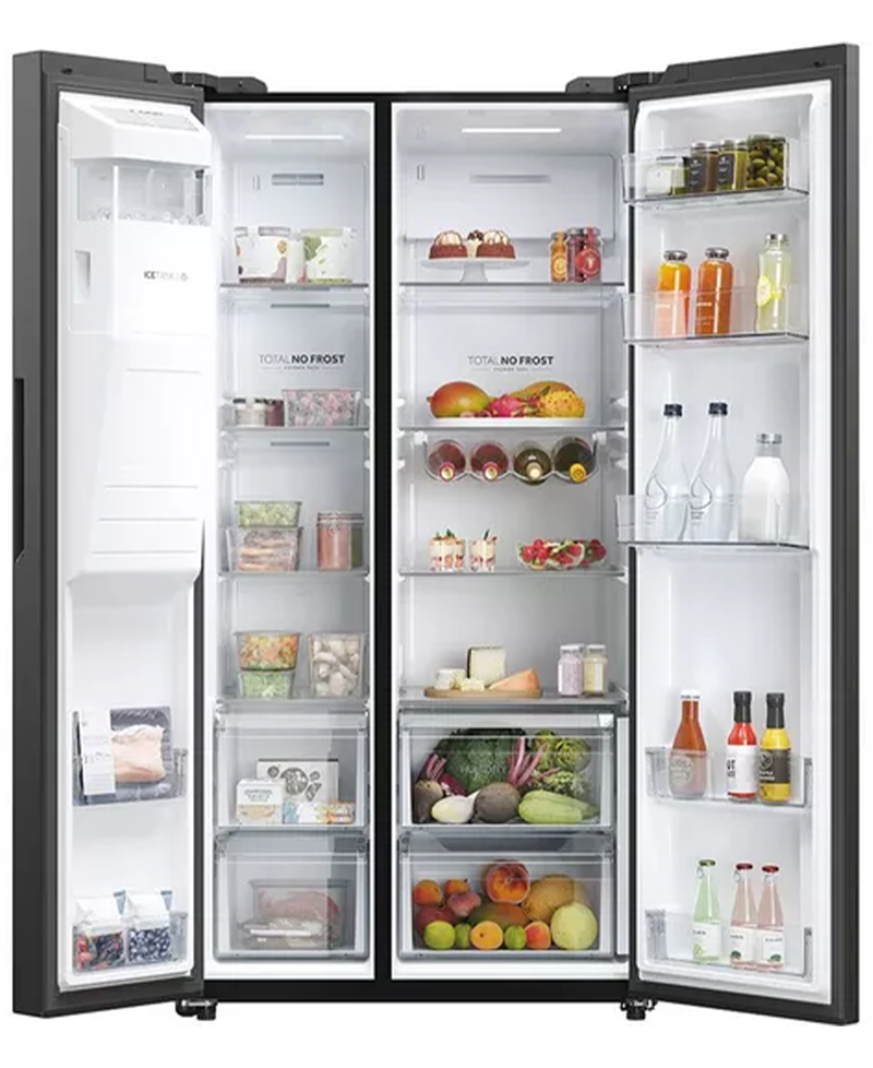 Haier SBS 90 Series 5 American Fridge Freezer | 178cm (H) | Slate Black Redmodn Electric Gorey