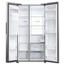 Haier SBS 90 Series 7 American Fridge Freezer | Platinum Inox - HSW79F18CIMM Redmond Electric Gorey