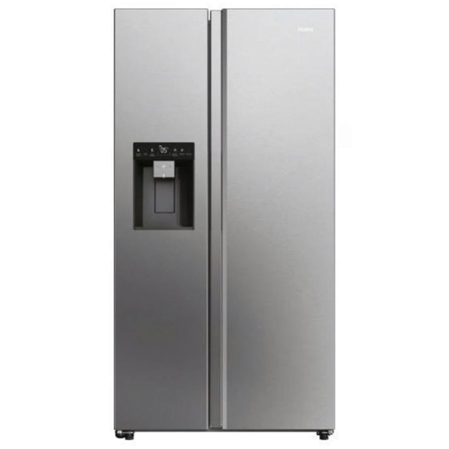 Haier SBS 90 Series 7 American Fridge Freezer | Platinum Inox - HSW79F18CIMM Redmond Electric Gorey