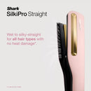 Shark SilkiPro Hair Straightener + Dryer in One with Storage Case | Rose Petal - HT401UKPK Redmond Electric Gorey