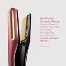 Shark SilkiPro Hair Straightener + Dryer in One with Storage Case | Rose Petal - HT401UKPK Redmond Electric Gorey
