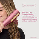 Shark SilkiPro Hair Straightener + Dryer in One with Storage Case | Rose Petal - HT401UKPK Redmond Electric Gorey