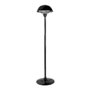 Nedis 1500W round patio heater with pole in Black, model 316908