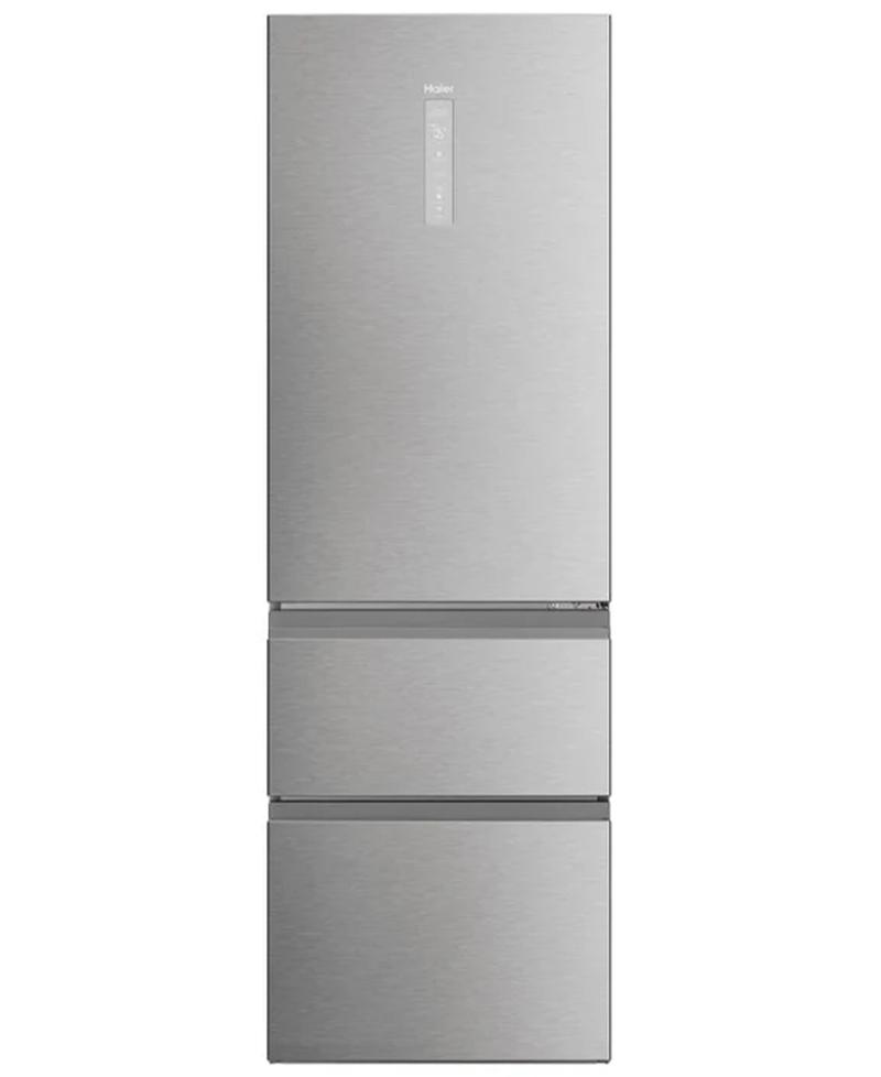 Haier 3D 60 Series 5 Fridge Freezer | 185cm (H) | Silver HTW5618ENMG Redmond Electric Gorey