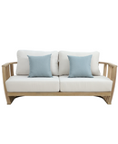 Daybed Wooden Four Piece Lounge Set with Cushions