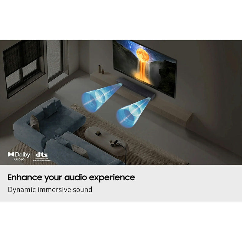 Samsung B400F B-Series 2.0-Channel Soundbar with Built-in Woofer | Black - HW-B400F/XU Redmond Electric