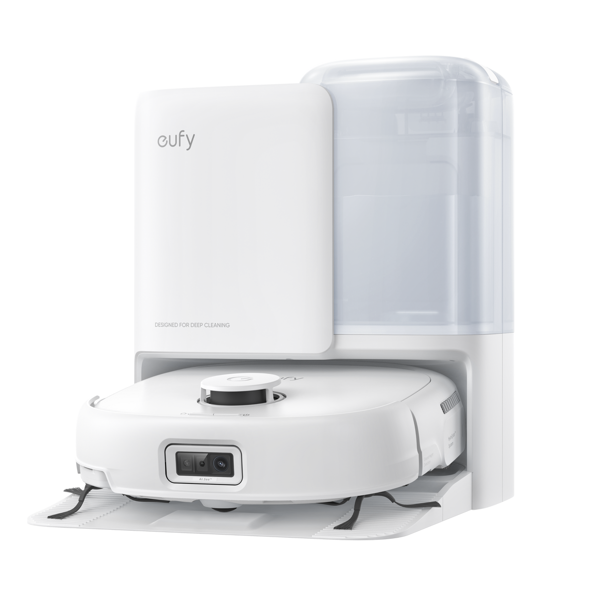 Omni E25 Robot Vacuum Cleaner with Self-Empty Station | White
