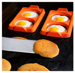 2 Section Egg Ring Tray 3-Pack