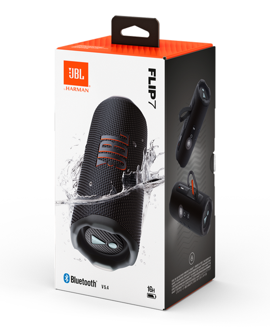 JBL Flip 7 Portable Bluetooth Speaker | Black - JBLFLIP7BLK Redmond Electric Gorey