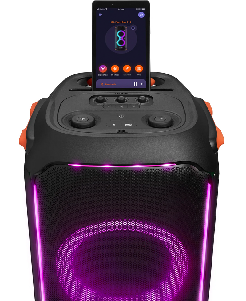 Jbl party box with mic hot sale
