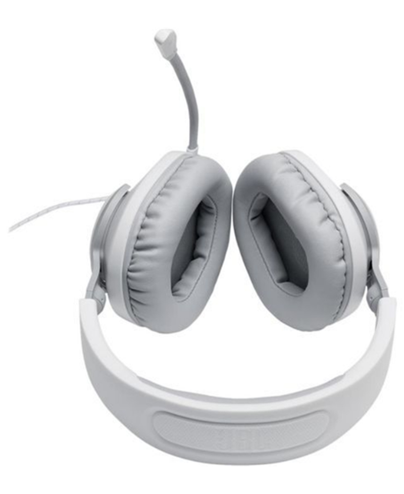 JBL Quantum 100 Wired Over-Ear Gaming Headset with Flip-Up Mic | White Redmond Electric Gorey