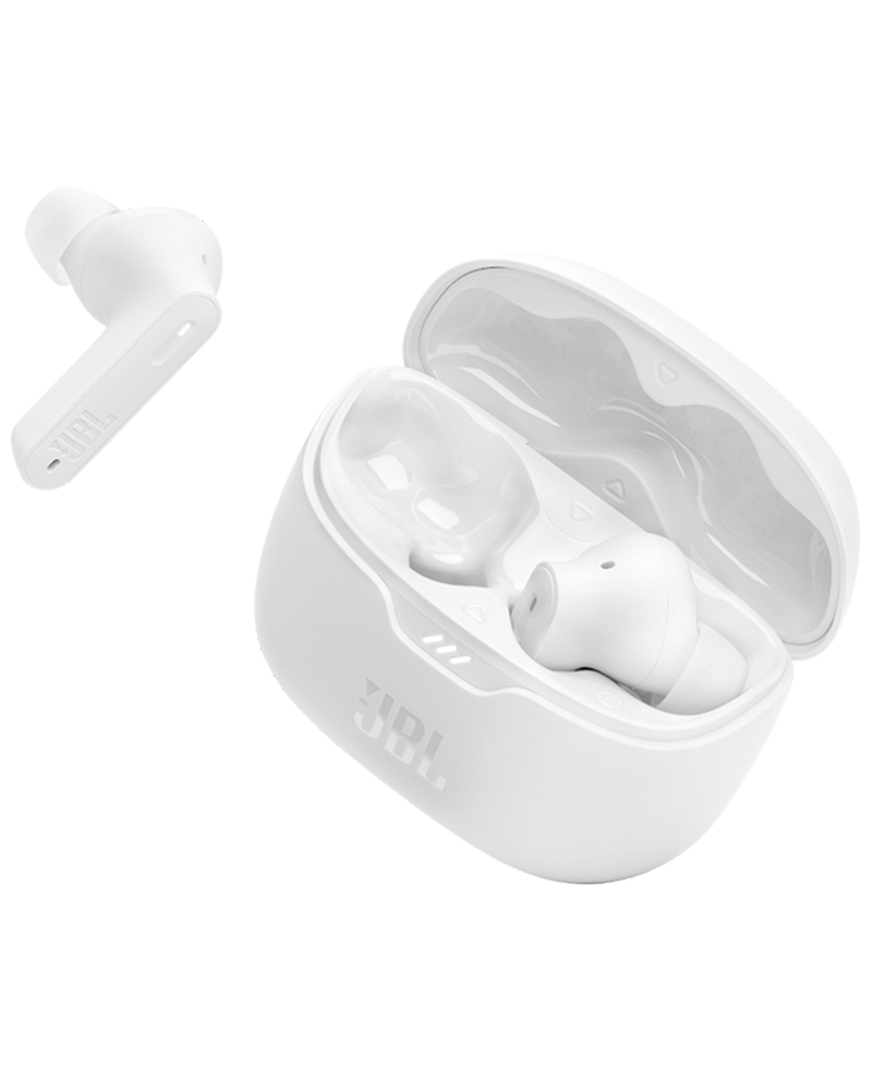 JBL Tune Beam Wireless Bluetooth Noise-Cancelling Earbuds | White JBLTBEAMWHT Redmond Electric Gorey