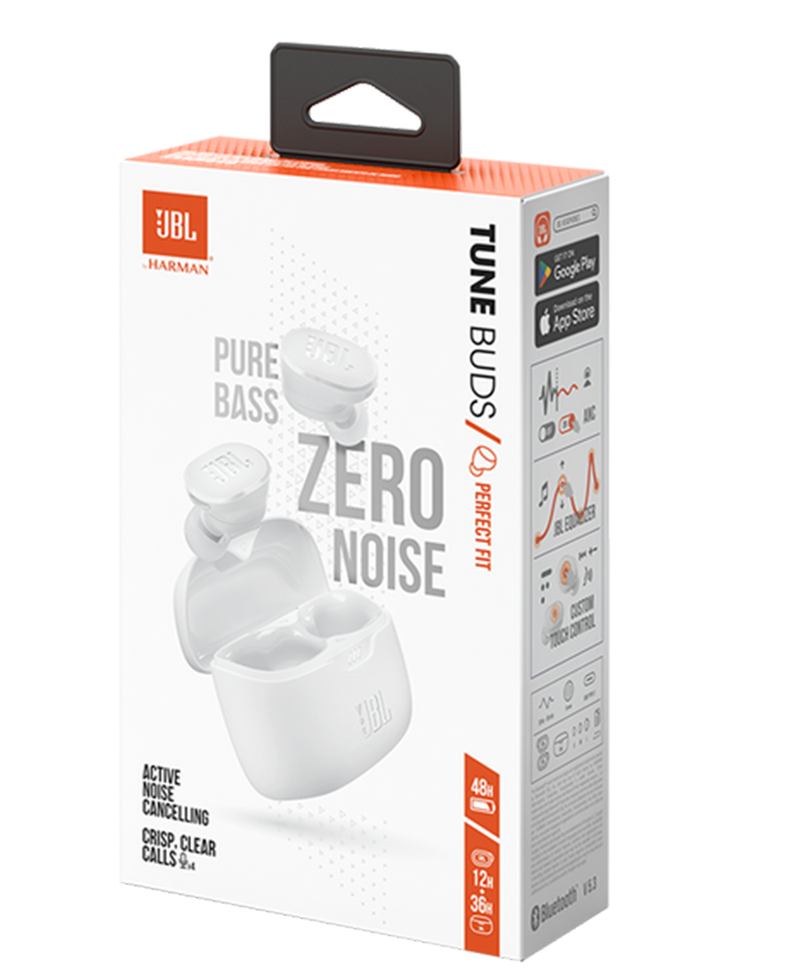 JBL Tune Buds In-Ear Wireless Earbuds | White