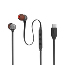 JBL Tune 310C Wired USB-C Earbuds Black product image