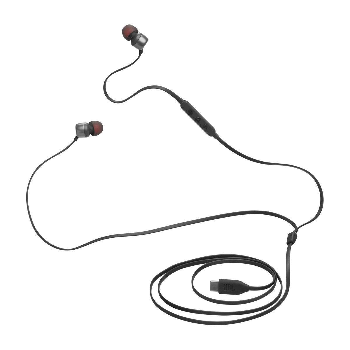 JBL Tune 310C Wired USB-C Earbuds Black product image