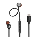 JBL Tune 310C Wired USB-C Earbuds Black product image