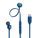 JBL Tune 310C Wired USB-C Earbuds Blue product image