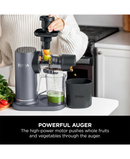 Ninja Cold Press Juicer with Anti-Clog Filter | Machine Grey - JC151UK Redmond Electric Gorey