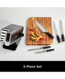 Ninja Foodi StaySharp Knife Block with Integrated Sharpener – 5-Piece Set | Black - K32005UK Redmond Electric Gorey