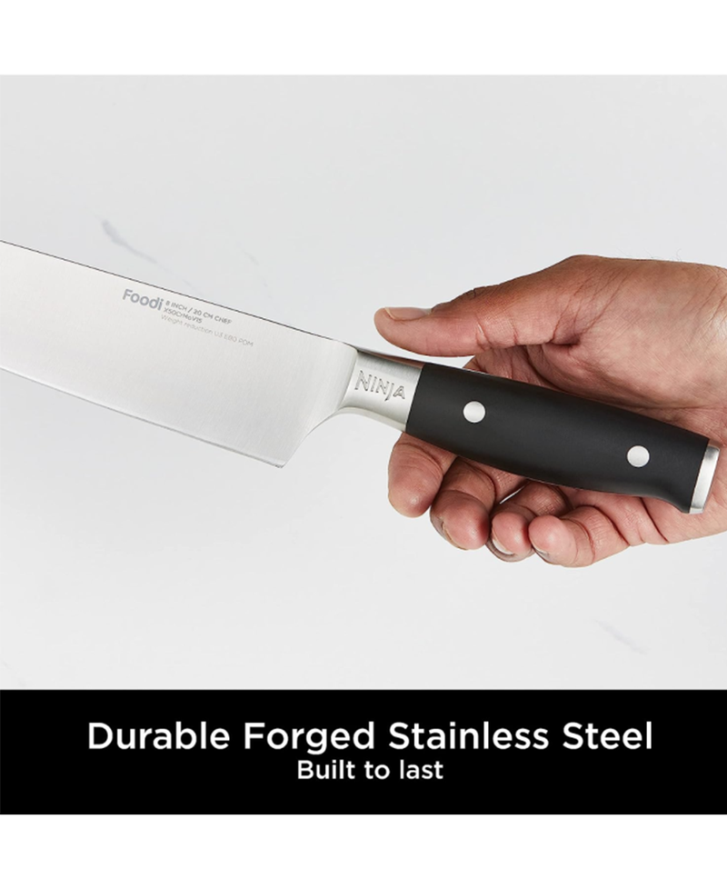 Ninja Foodi StaySharp Knife Block with Integrated Sharpener – 5-Piece Set | Black - K32005UK Redmond Electric Gorey