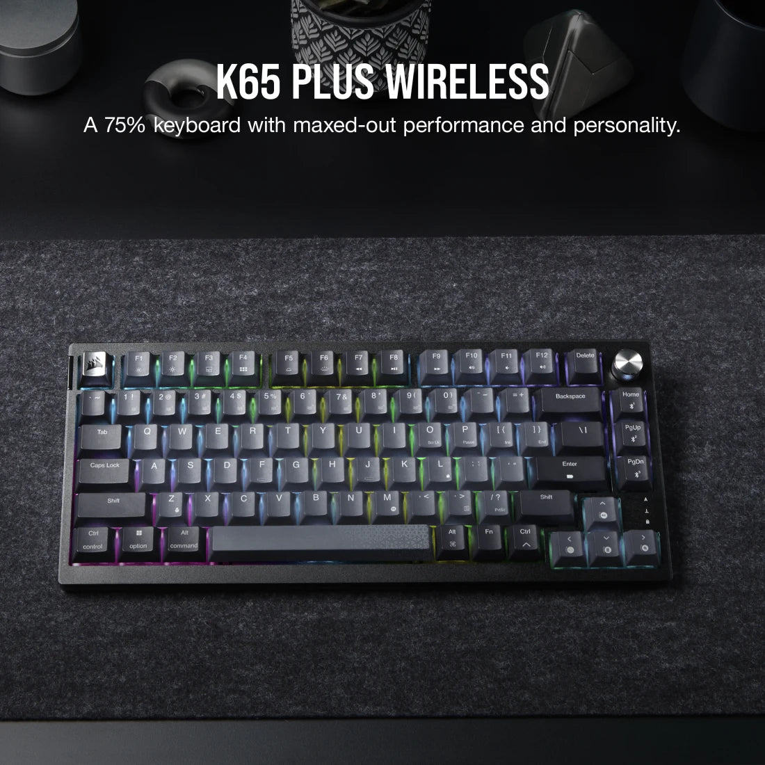 K65 PLUS WIRELESS RGB Mechanical Gaming Keyboard | 106-CH-91D401L-UK - Redmond Electric
