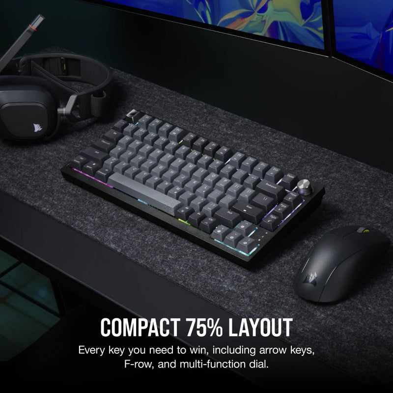 K65 PLUS WIRELESS RGB Mechanical Gaming Keyboard | 106-CH-91D401L-UK