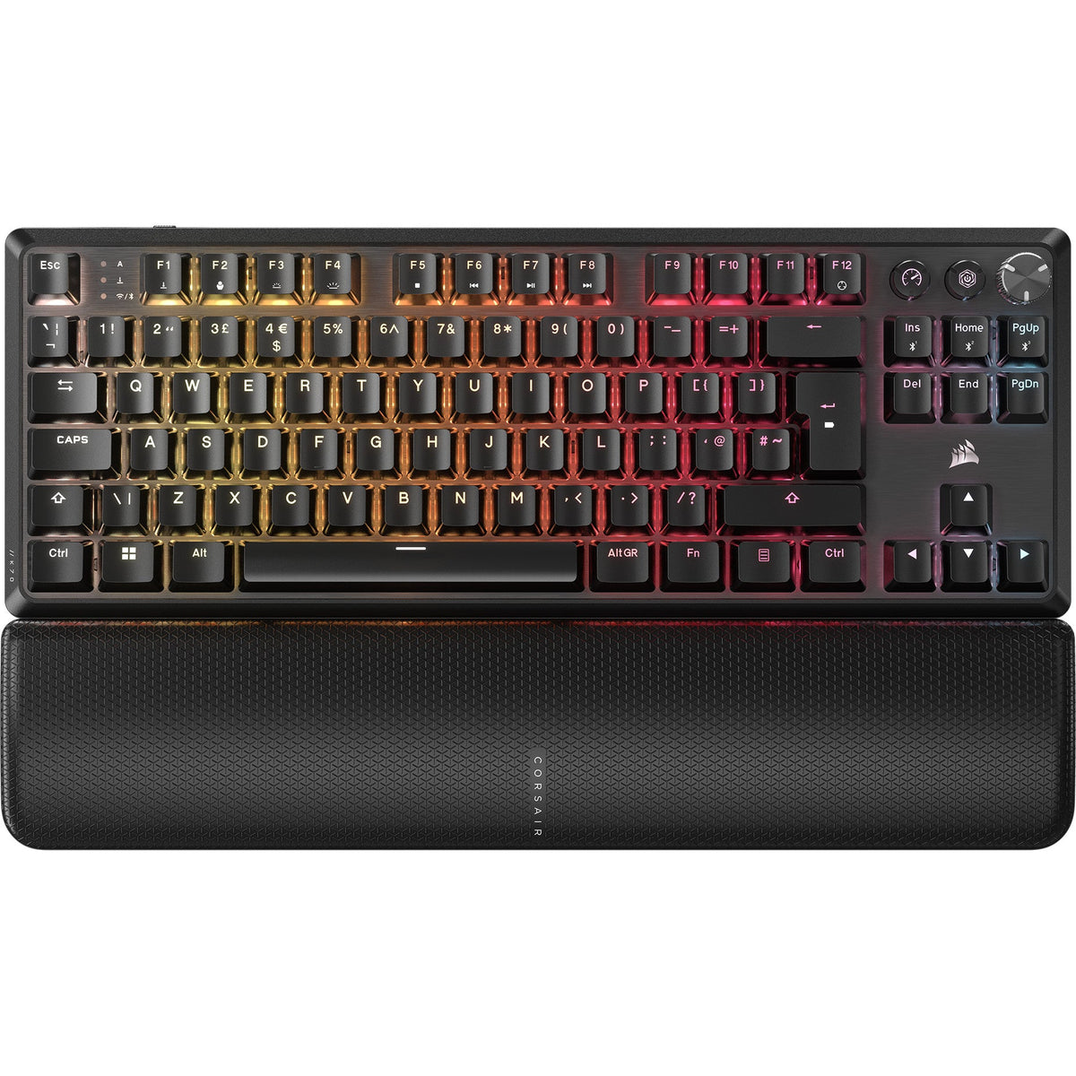 Corsair K70 Core TKL Wireless RGB Mechanical Gaming Keyboard, UK Layout, Black 106-CH-914901E-UK