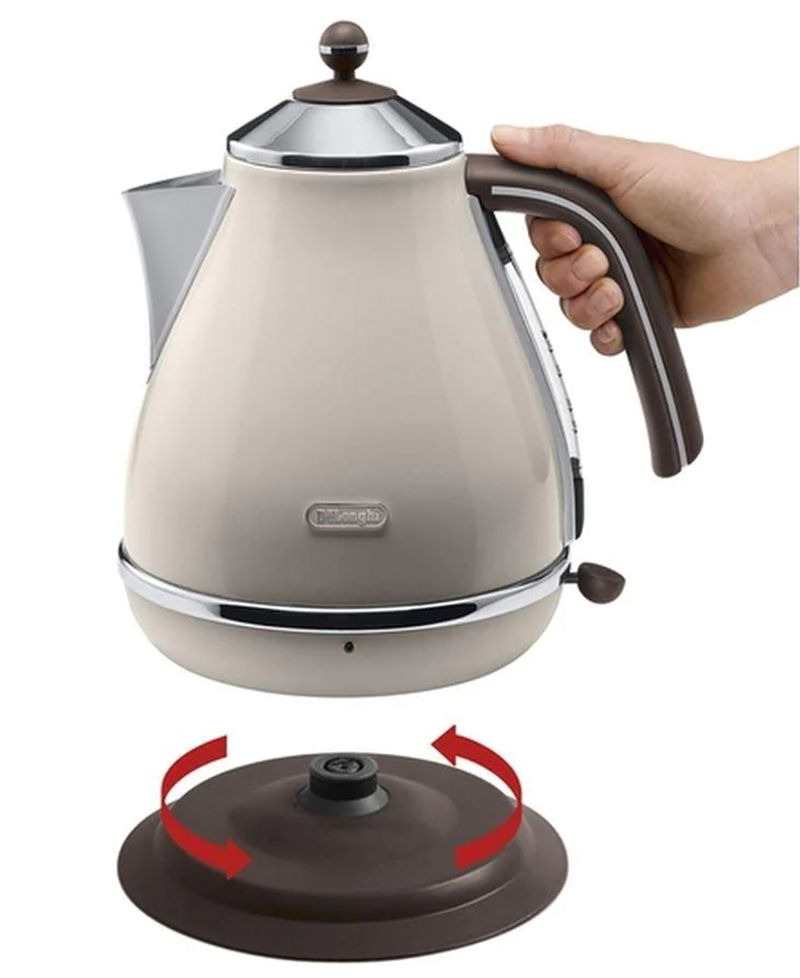 De'Longhi 1.7L Icona Vintage Jug Kettle | Beige - KBOV3001.BG Redmond Electric Gorey