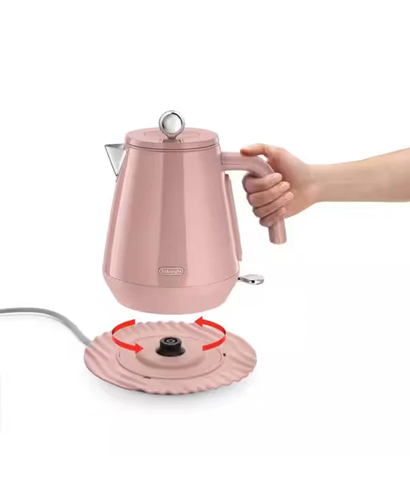 De'Longhi 1.7L Eclettica Kettle | Pink - KBY3001.PK Redmond Electric Gorey