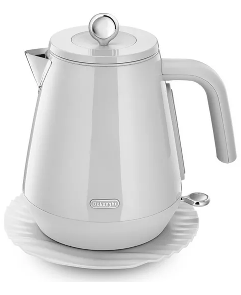 De'Longhi 1.7L Eclettica Kettle | White - KBY3001.W Redmond Electric Gorey