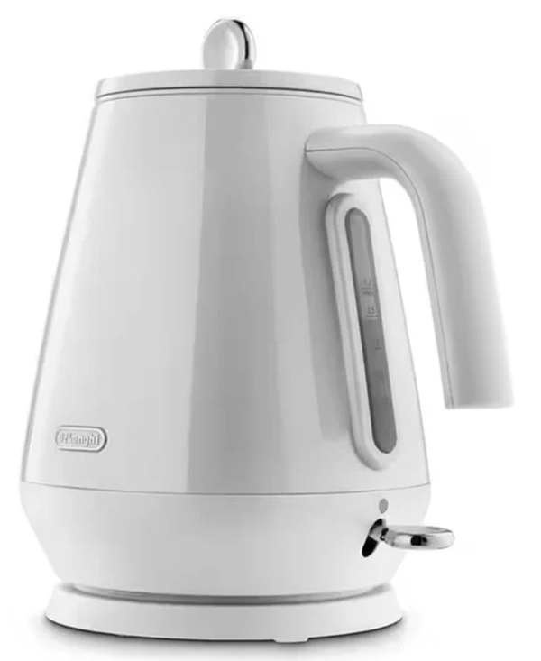 De'Longhi 1.7L Eclettica Kettle | White - KBY3001.W Redmond Electric Gorey