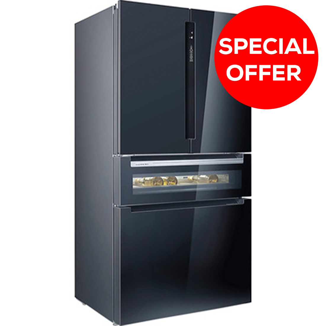 iQ700 French Door Fridge Freezer | 183cm (H) | Black - Redmond Electric