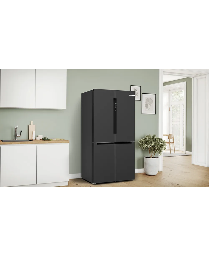Bosch Series 6, French Door - Bottom freezer | 183 (H) KFN96AXEA Black Stainless Steel Redmond Electric Gorey