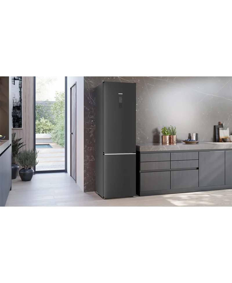 Siemens iQ500 Freestanding Fridge Freezer | 203cm (H) Brushed Black Steel KG39NEXBF Redmond Electric Gorey