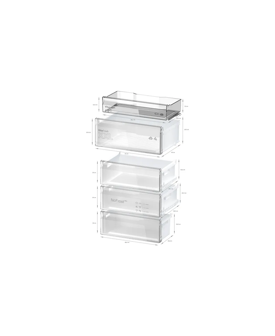 Bosch Series 4 Freestanding Fridge Freezer | 203 (H) KGN492LDFG Redmond Electric Gorey