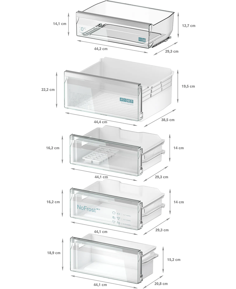 Siemens iQ300 Integrated Fridge Freezer | 194cm (H) KI96NVFD0 Redmond Electric Gorey