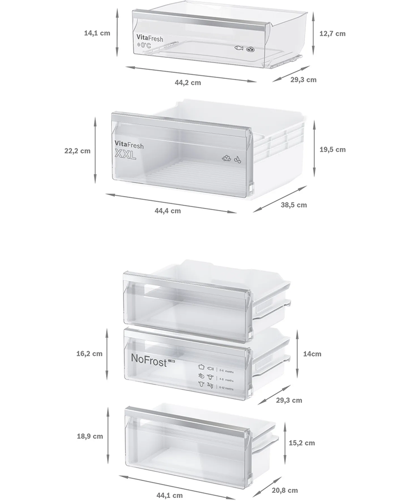 Bosch Series 4, Integrated Fridge Freezer KIN86VSE0G Redmond Electric Gorey