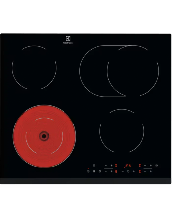 Electrolux 59cm Built-In Built-in Ceramic Hob | Black - LRR6436 Redmond Electric Gorey