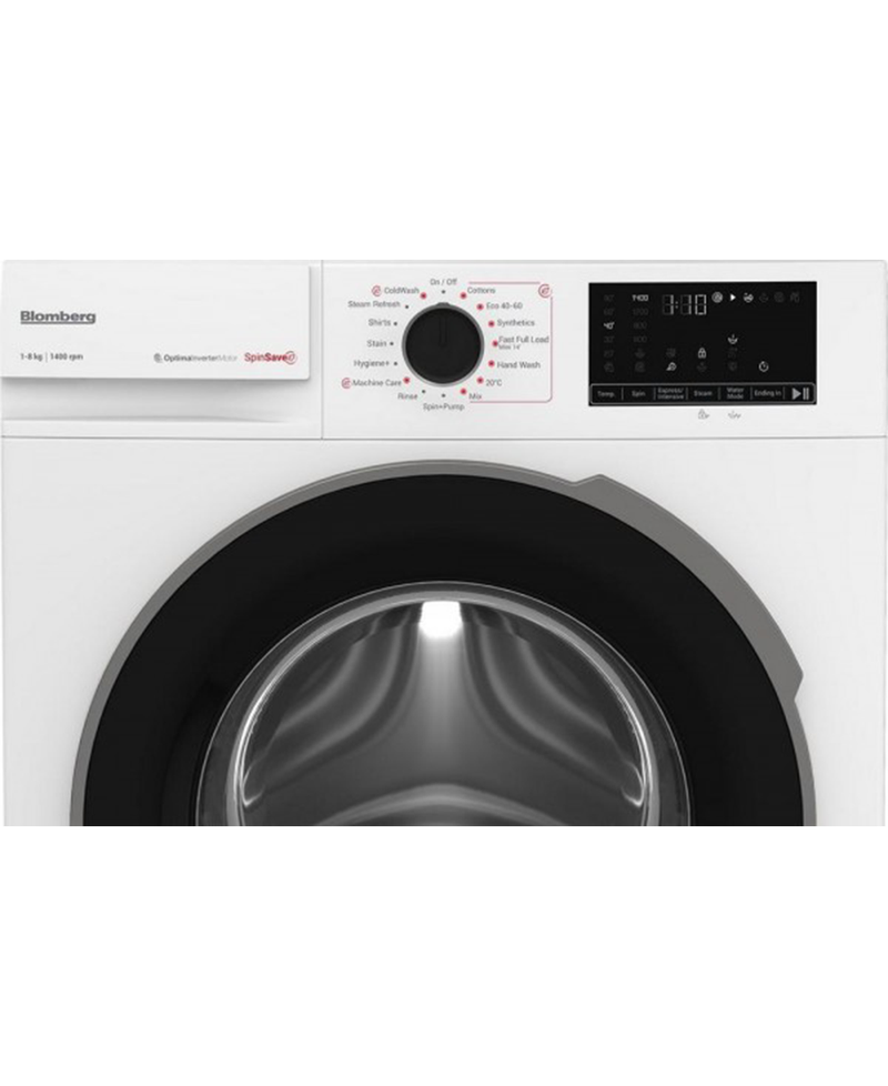 Blomberg 8kg 1400rpm Washing Machine with SpinSave White LWA18461W Redmond Electric Gorey