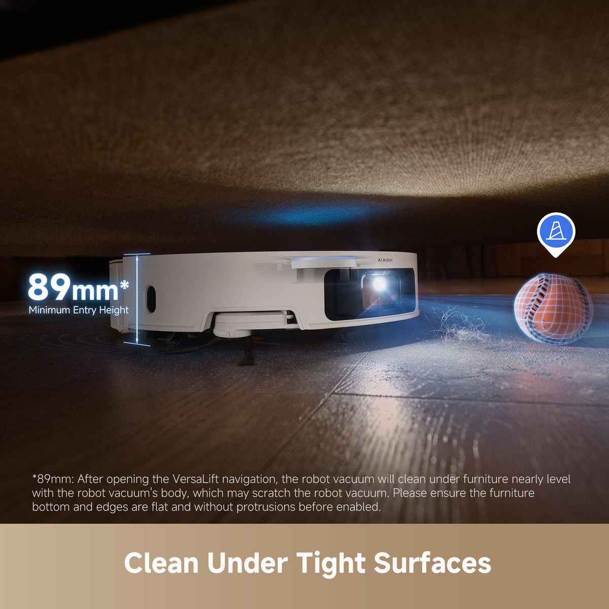 X50 Ultra Complete Robot Vacuum Cleaner & Mop | White
