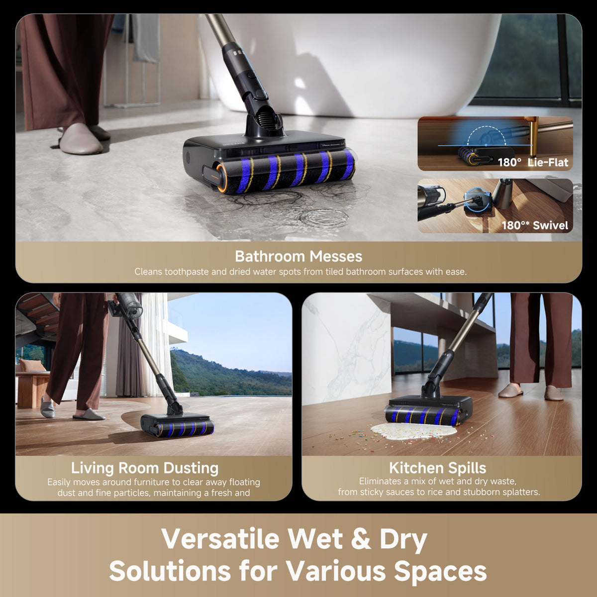 Dreame Z30 Pro Aqua-A Cordless Mop Vacuum, 28,000 PA VZV66C