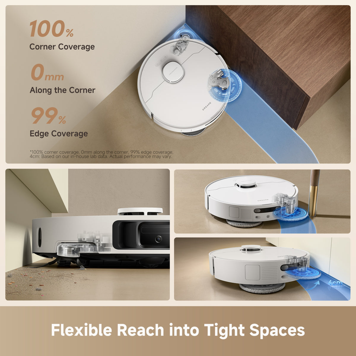 L10s Ultra Gen 3 Robot Vacuum Cleaner & Mop | White