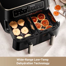 CrisTendDuo™ DZ30 Dual-Zone Air Fryer - 2 x 5.5L | Black