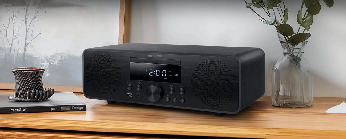 80W Bluetooth Micro Hi-Fi System with CD & USB