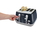 Icona Capitals 4 Slice Toaster London Blue