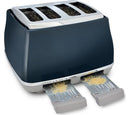 Icona Capitals 4 Slice Toaster London Blue