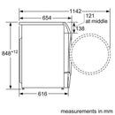 Bosch Series 8, 10.5kg / 6kg 1400rpm Washer Dryer | Cast Iron Grey - WNC254ARGB Redmond Electric Gorey