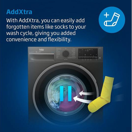 Beko 9kg 1400rpm Washing Machine with EnergySpin & IronFast | Antracite - BM3WT4941IA Redmond Electric Gorey