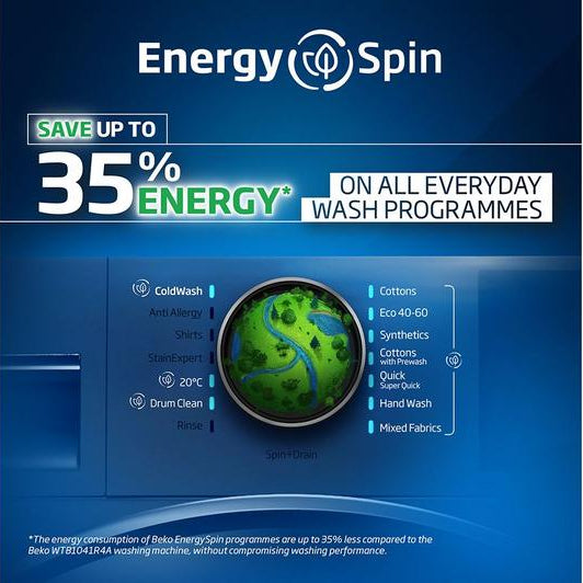 Beko 9kg 1400rpm Washing Machine with EnergySpin & IronFast | Antracite - BM3WT4941IA Redmond Electric Gorey
